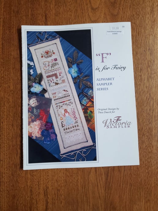 The Victoria Sampler - F is for Fairy (with embellishment pack)
