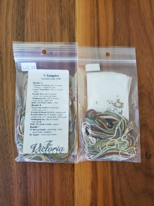 The Victoria Sampler - N Sampler Embellishment pack