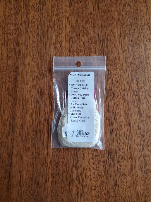 The Victoria Sampler - Noel Ornament Embellishment pack