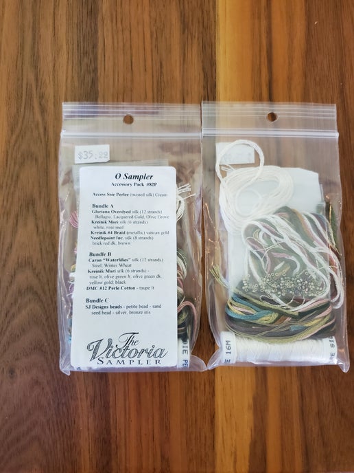 The Victoria Sampler - O Sampler Embellishment pack