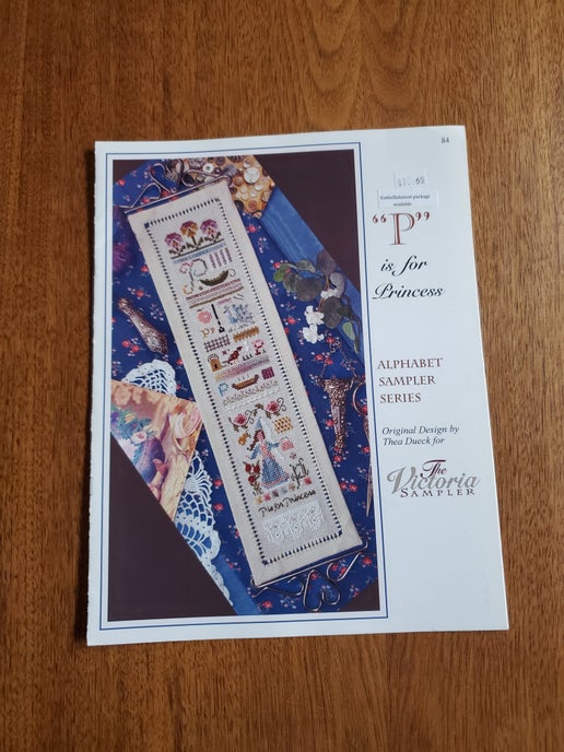 The Victoria Sampler - P is for Princess (with embellishment pack)