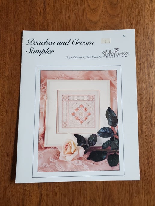 The Victoria Sampler - Peaches and Cream Sampler (with embellishment pack)