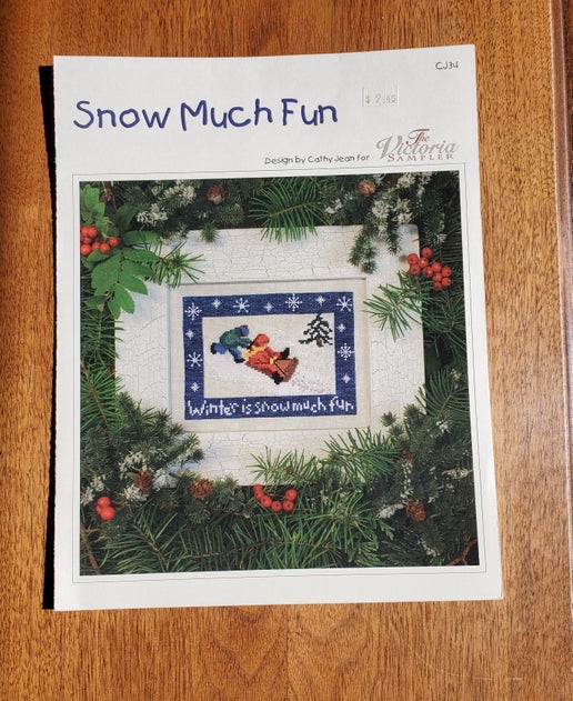 The Victoria Sampler - Snow Much Fun (with embellishment pack)