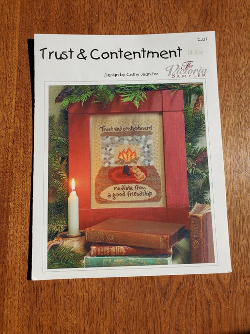 The Victoria Sampler - Trust & Contentment (with embellishment pack)