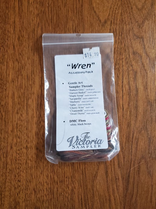 The Victoria Sampler - Wren Embellishment pack