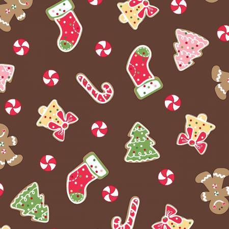 Brown Christmas Cookies - 9671M-A