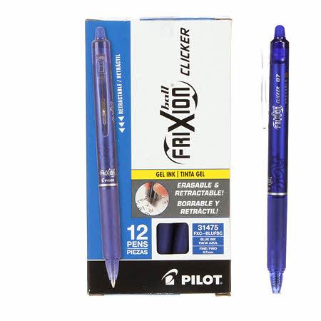 Frixion Clicker Pen 0.7mm Blue - FXC-BLUFBC
