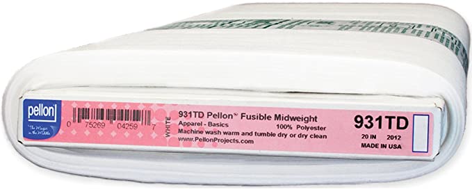Pellon Fusible Midweight Interface White - 931TD