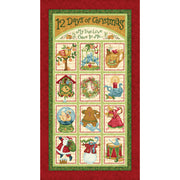 12 Days Of Christmas My True Love Panel (24"x44")