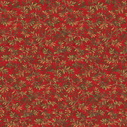 12 Days Of Christmas Pine Boughs Red