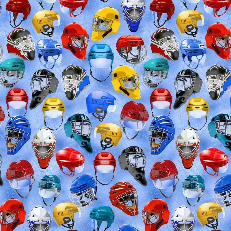 Light Blue Hockey Helmets - 12453-05
