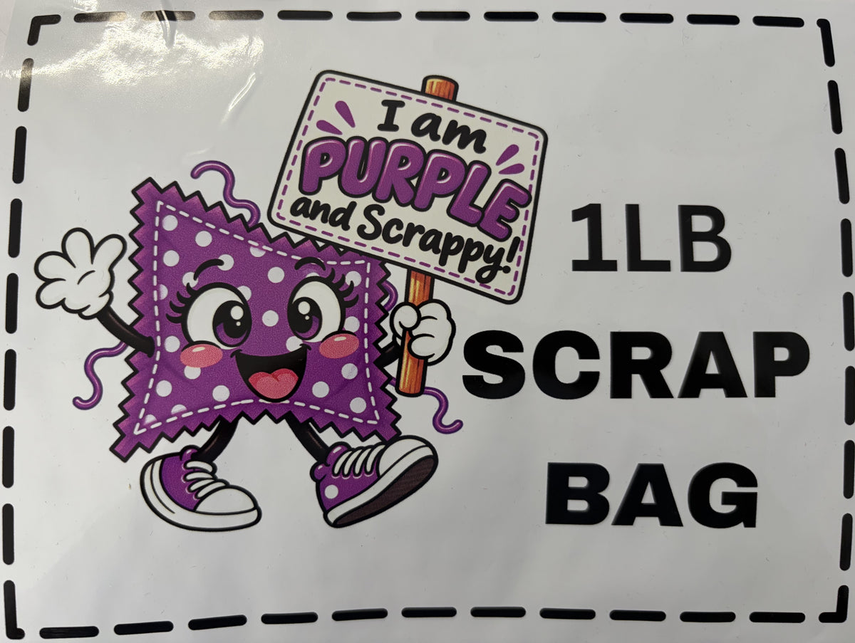 1 LB Scrap Bag (Purple)