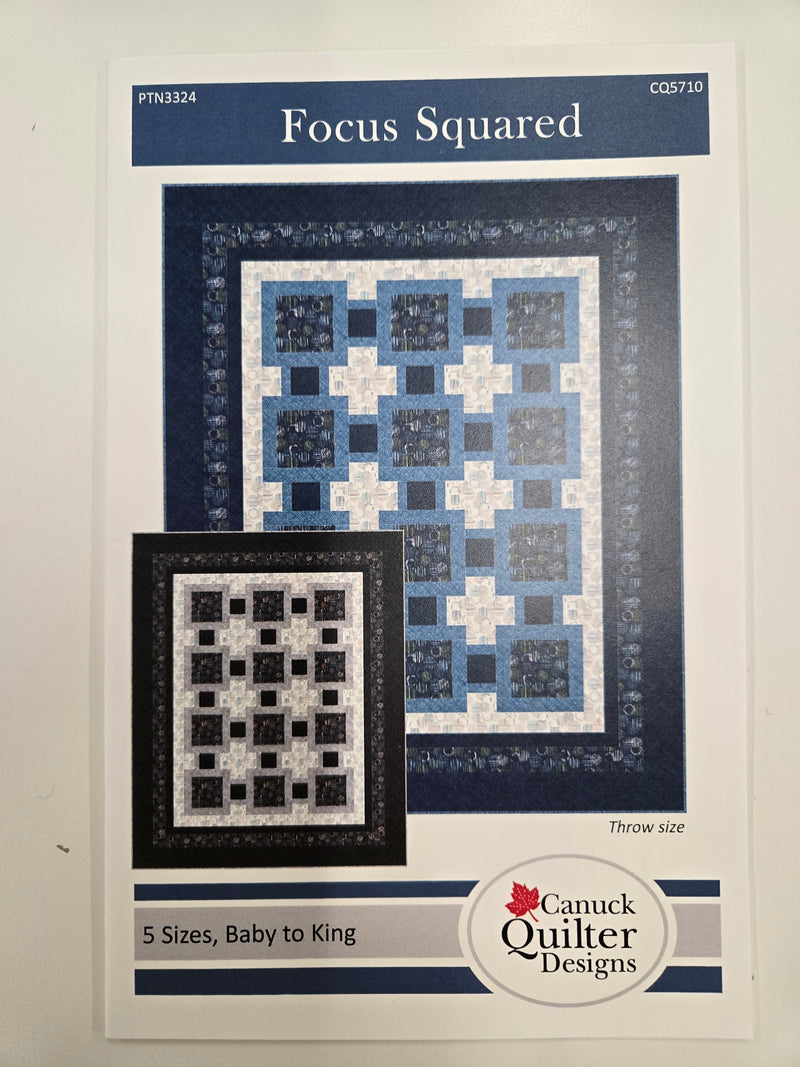 Focus Squared Quilt Kit (Pattern Included)