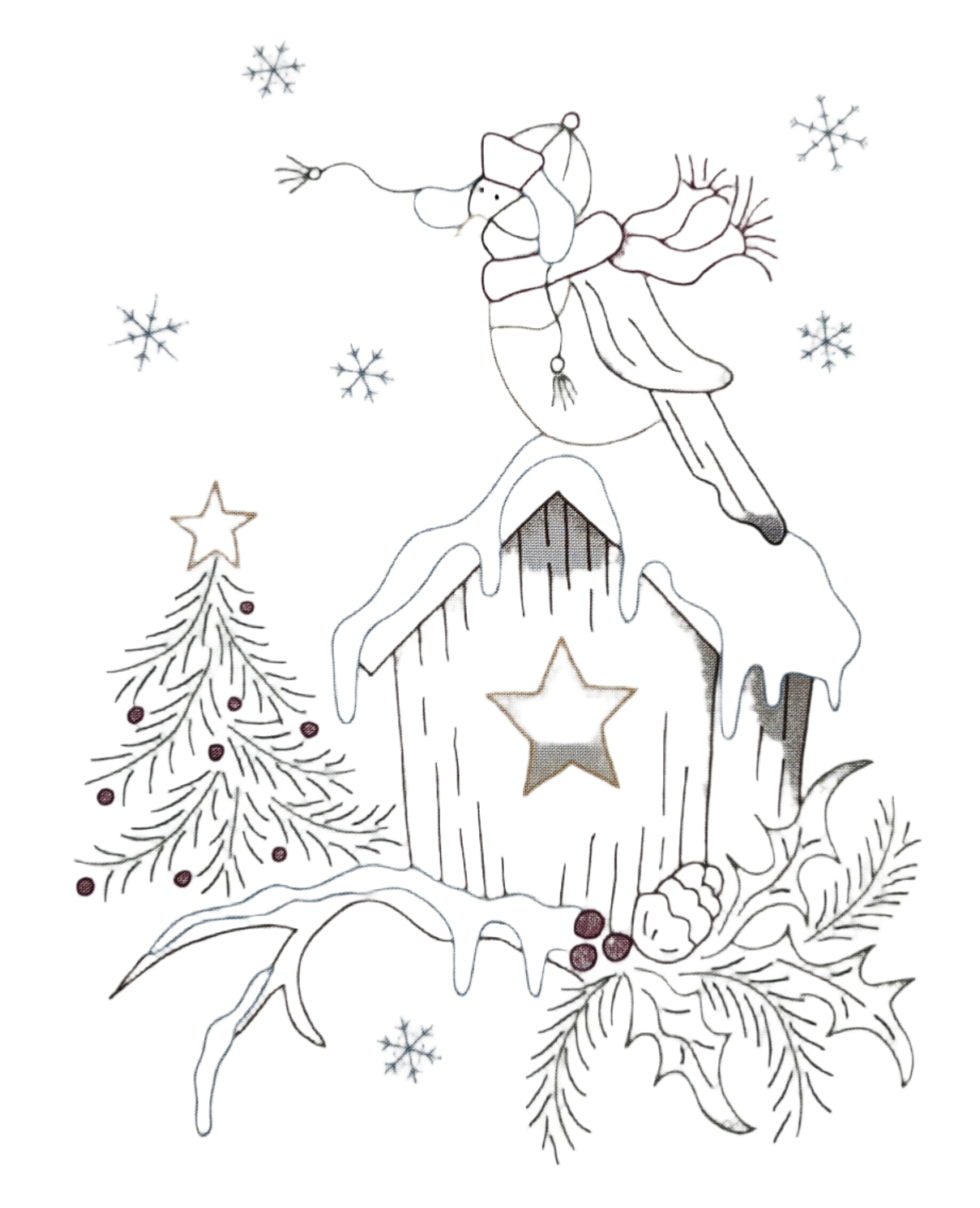 Songbird Block Hand Embroidery Kit