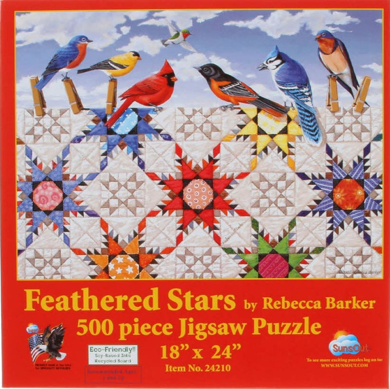 Puzzle Feathered Stars