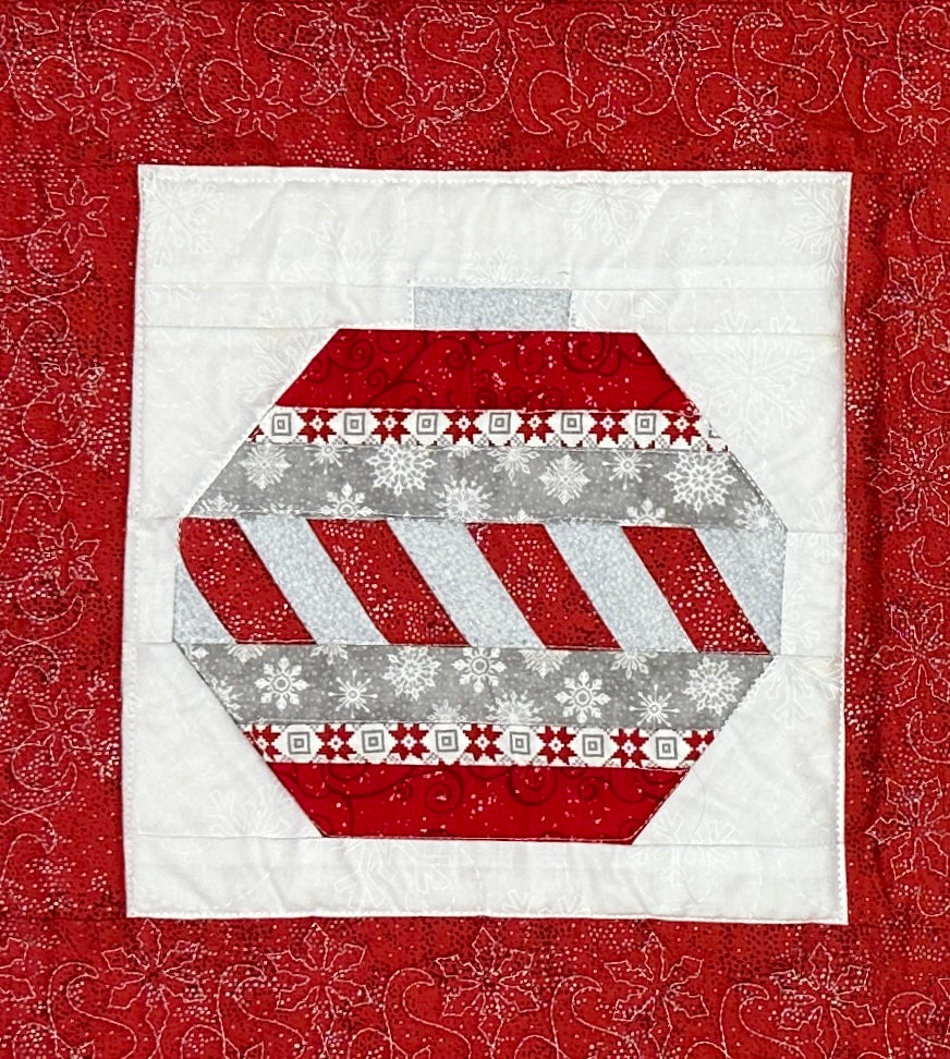 Noel Paper Piecing Runner Dec 7 and 14