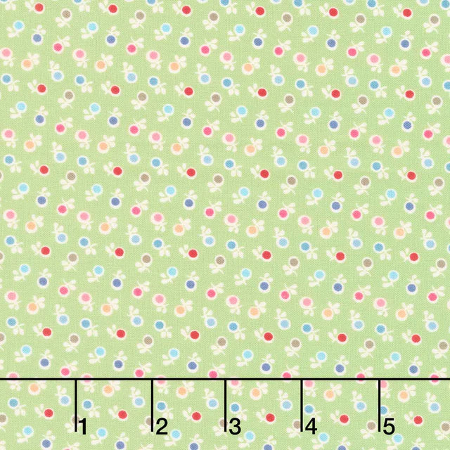 FQ Bee Dots Kathy Lettuce C14166