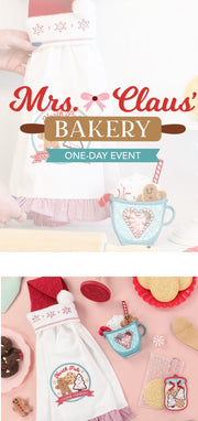 Kimberbell Mrs Claus Bakery event pre-order