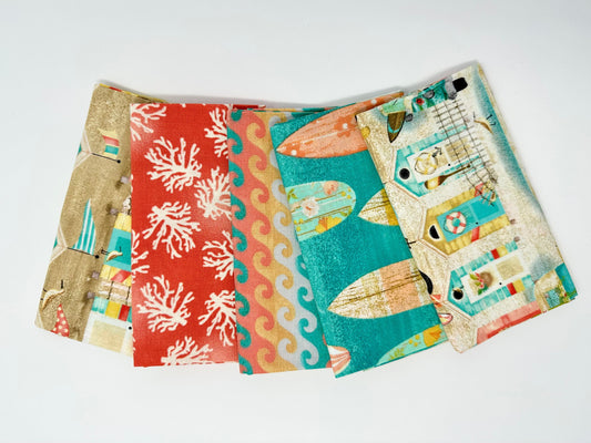 Fabric Palette - Beach Travel Fat Quarter Bundle - Option A