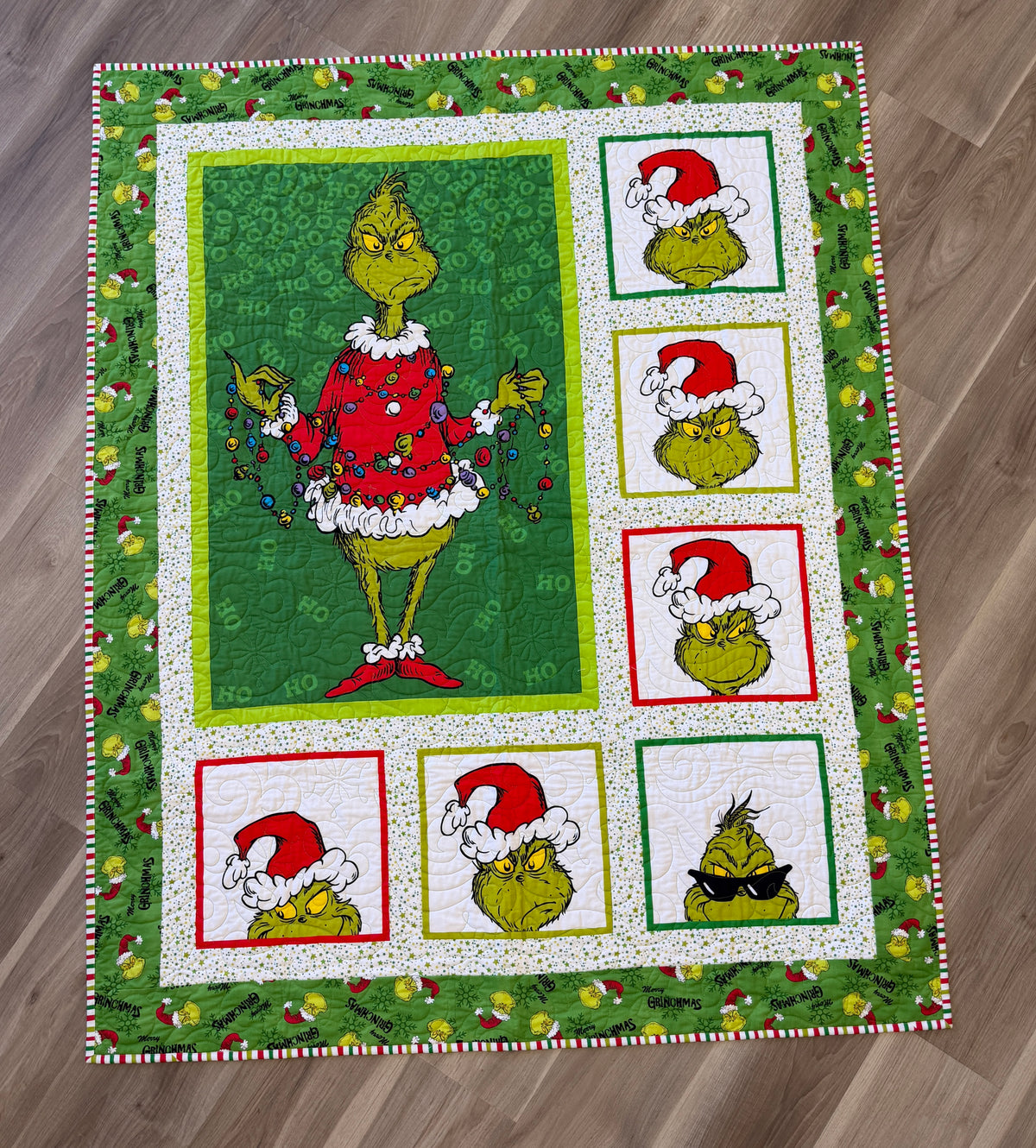 Grinch Mischief Quilt Kit