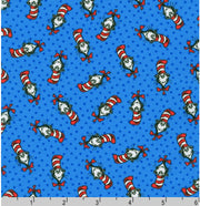 A Little Dr Seuss Blue Cat in the Hat
