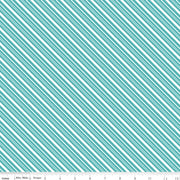 A Perfect Winter Stripes Blue
