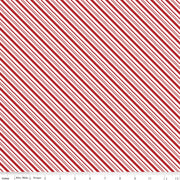 A Perfect Winter Stripes Red