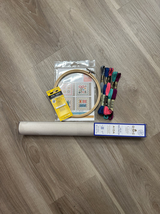 Beginner Cross Stitch Class Kit