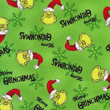 Green Dr Suess How the Grinch Stole Christmas - ADE-15783-7