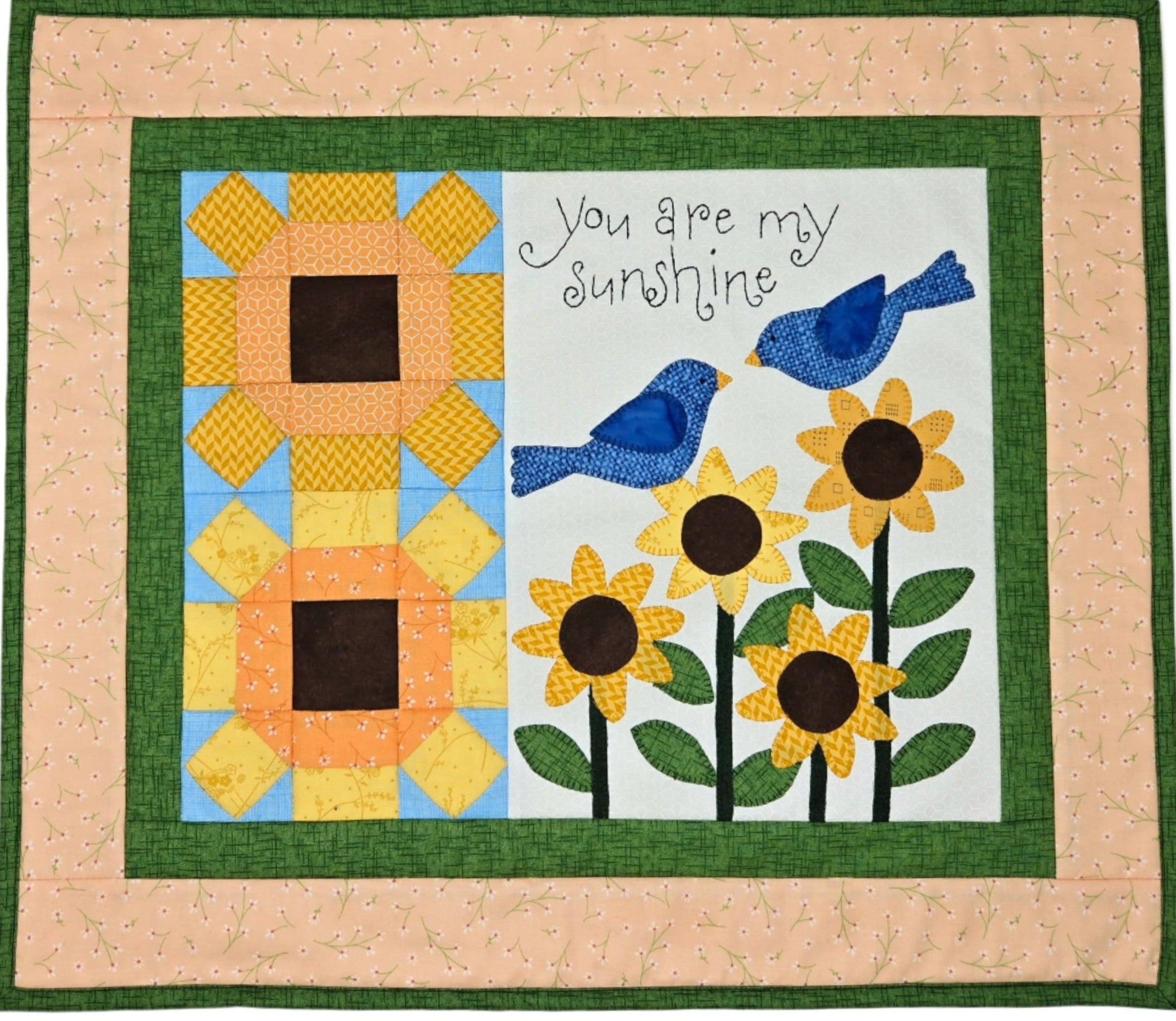 On Wander Lane Sunflower Slope (Block 8) Fabric Kit