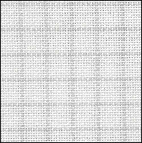 Lugana EasyCount - White Grey (28 count)