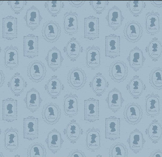 Anne of Green Gables Silhouettes Blue