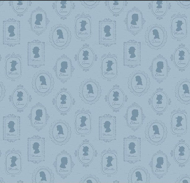 Anne of Green Gables Silhouettes Blue