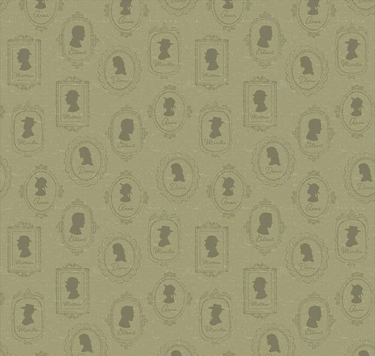 Anne of Green Gables Silhouettes Green