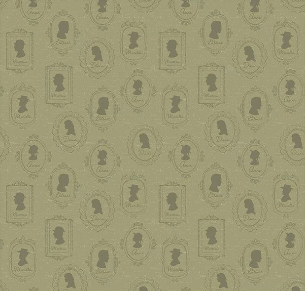 Anne of Green Gables Silhouettes Green