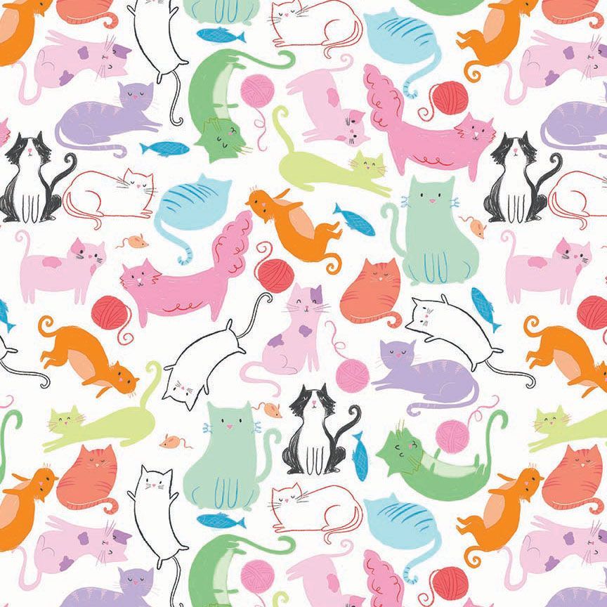 Are You Kitten Me Caturday White