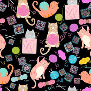 Are You Kitten Me Knitting Kittens Black