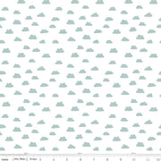 Baby Boy Clouds White