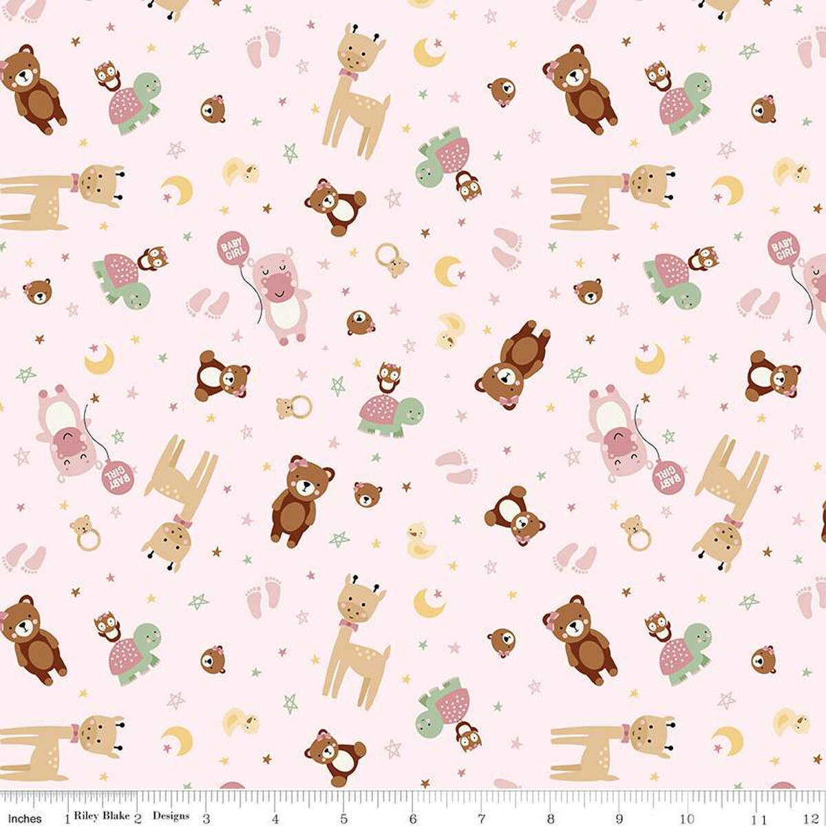 Baby Girl Animals Pink