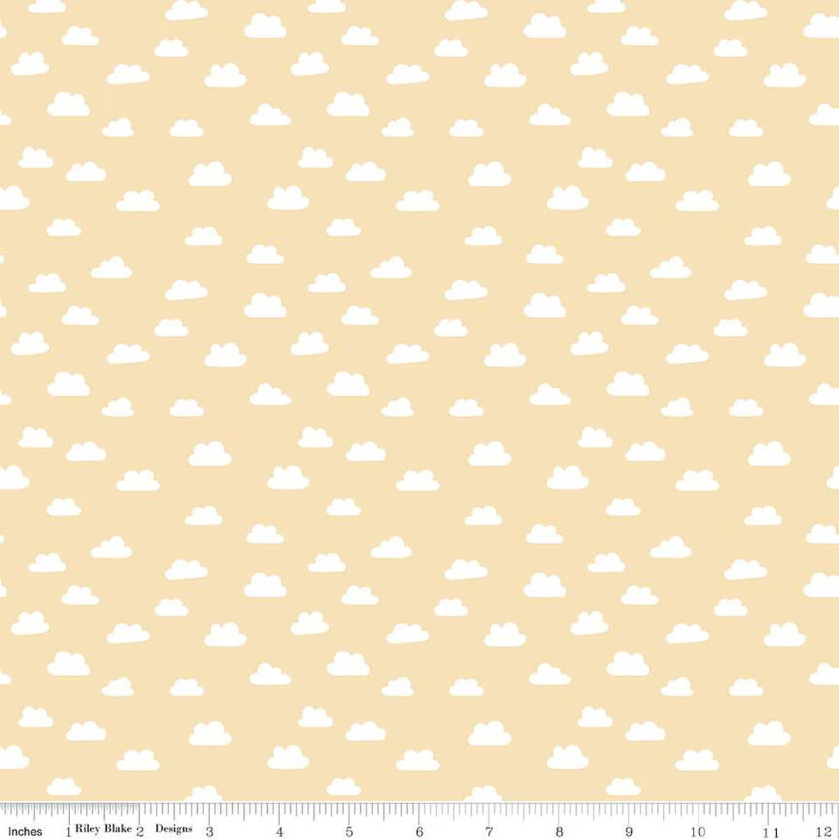 Baby Girl Clouds Yellow