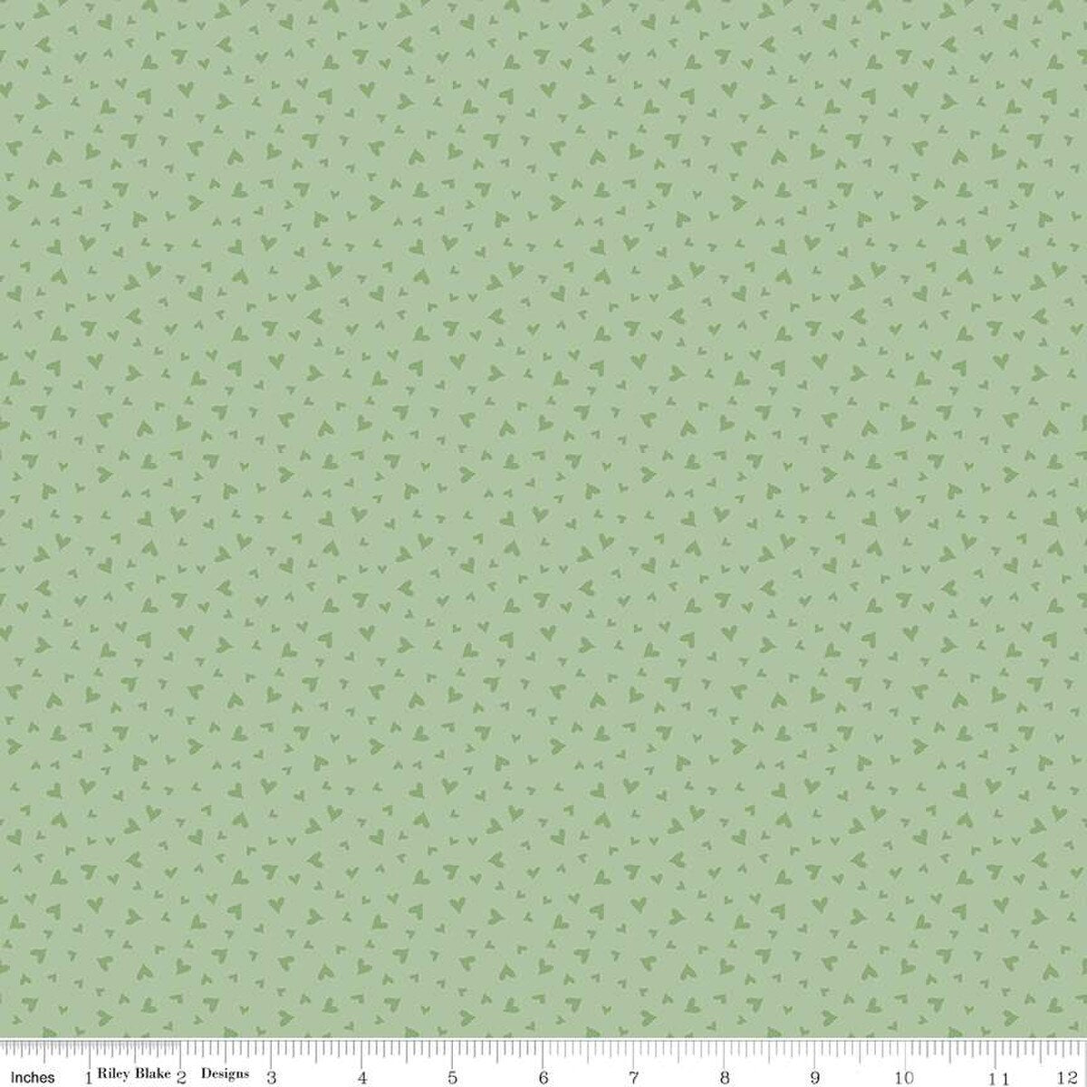 FQ Baby Girl Hearts Green