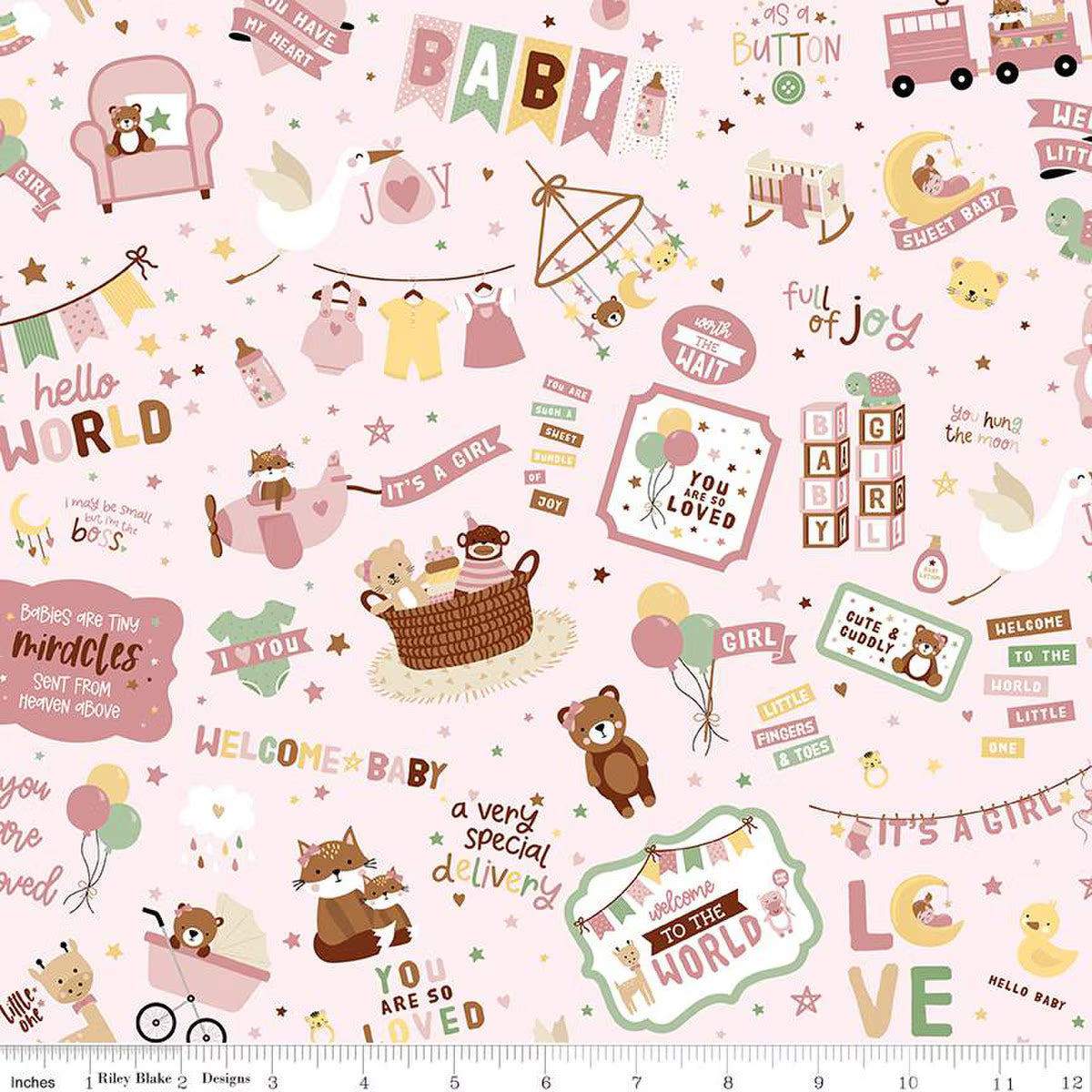 MISPRINTED Baby Girl Main Pink