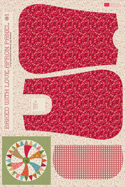 Baked With Love Home Dec Apron Panel #1