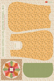 Baked With Love Home Dec Apron Panel #3