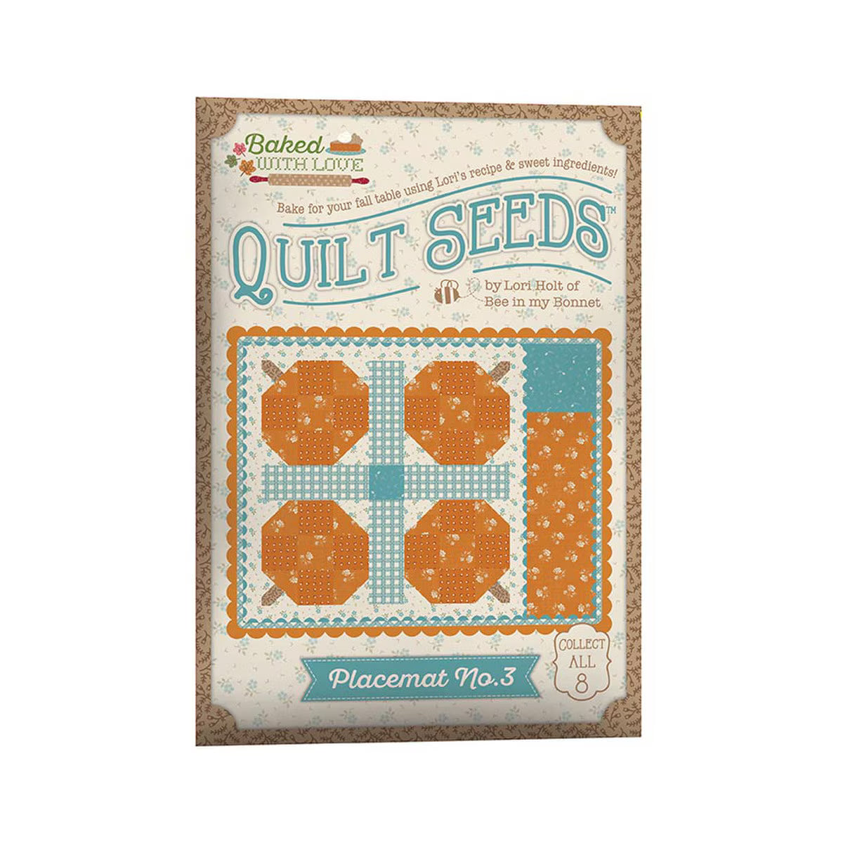 Baked With Love Quilt Seeds Pattern Placemat No. 3