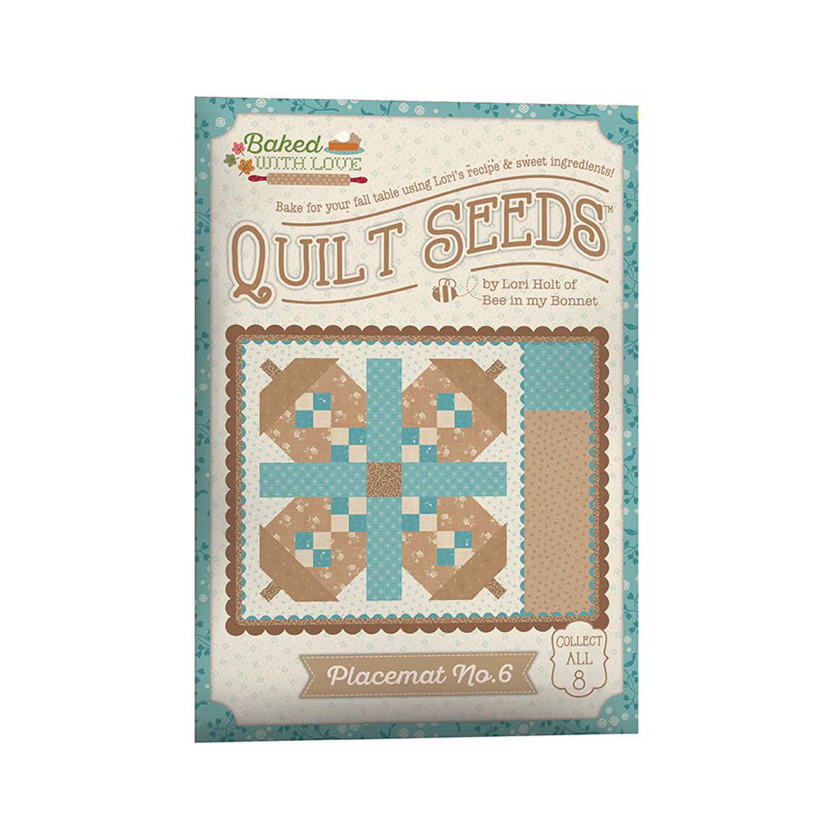 Baked With Love Quilt Seeds Pattern Placemat No. 6