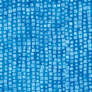 Bali Batiks Squares Cerulean Blue