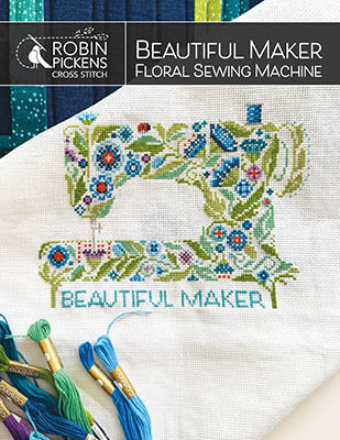 Beautiful Maker Floral SewingMachine