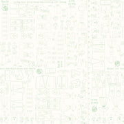 Bee Backgrounds - Mint - C6384