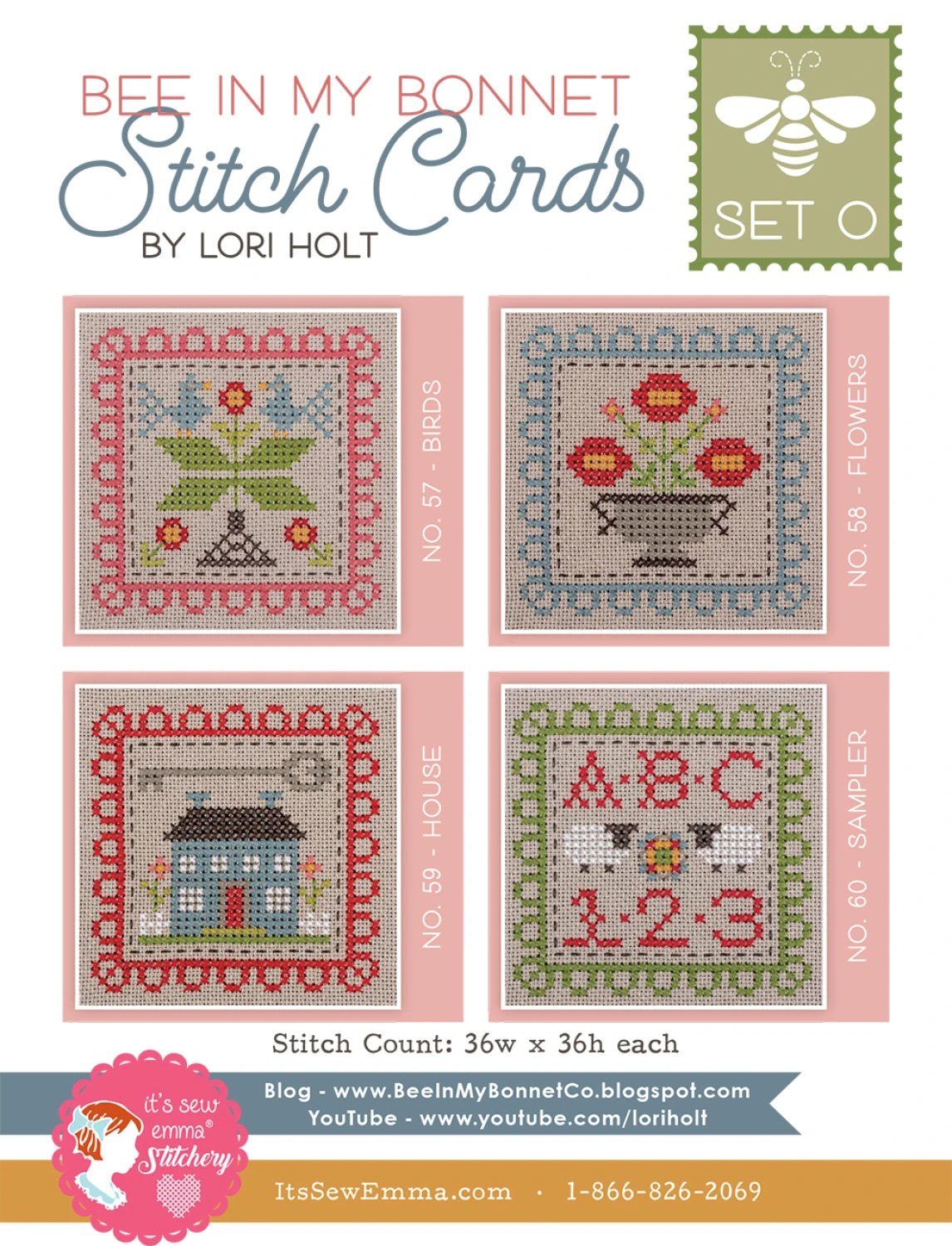 Stitch Cards Set O